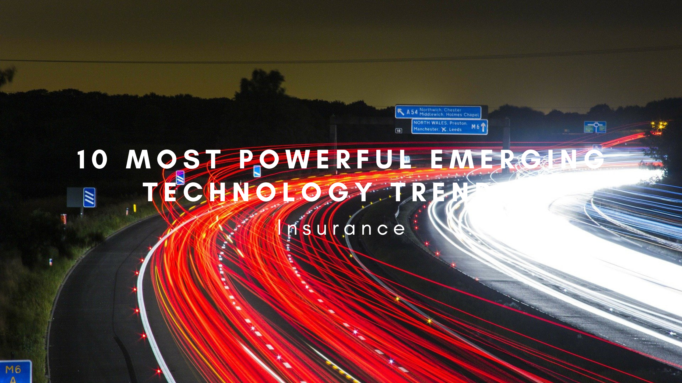 Digital First Insurer - Road at night in Tokyo 