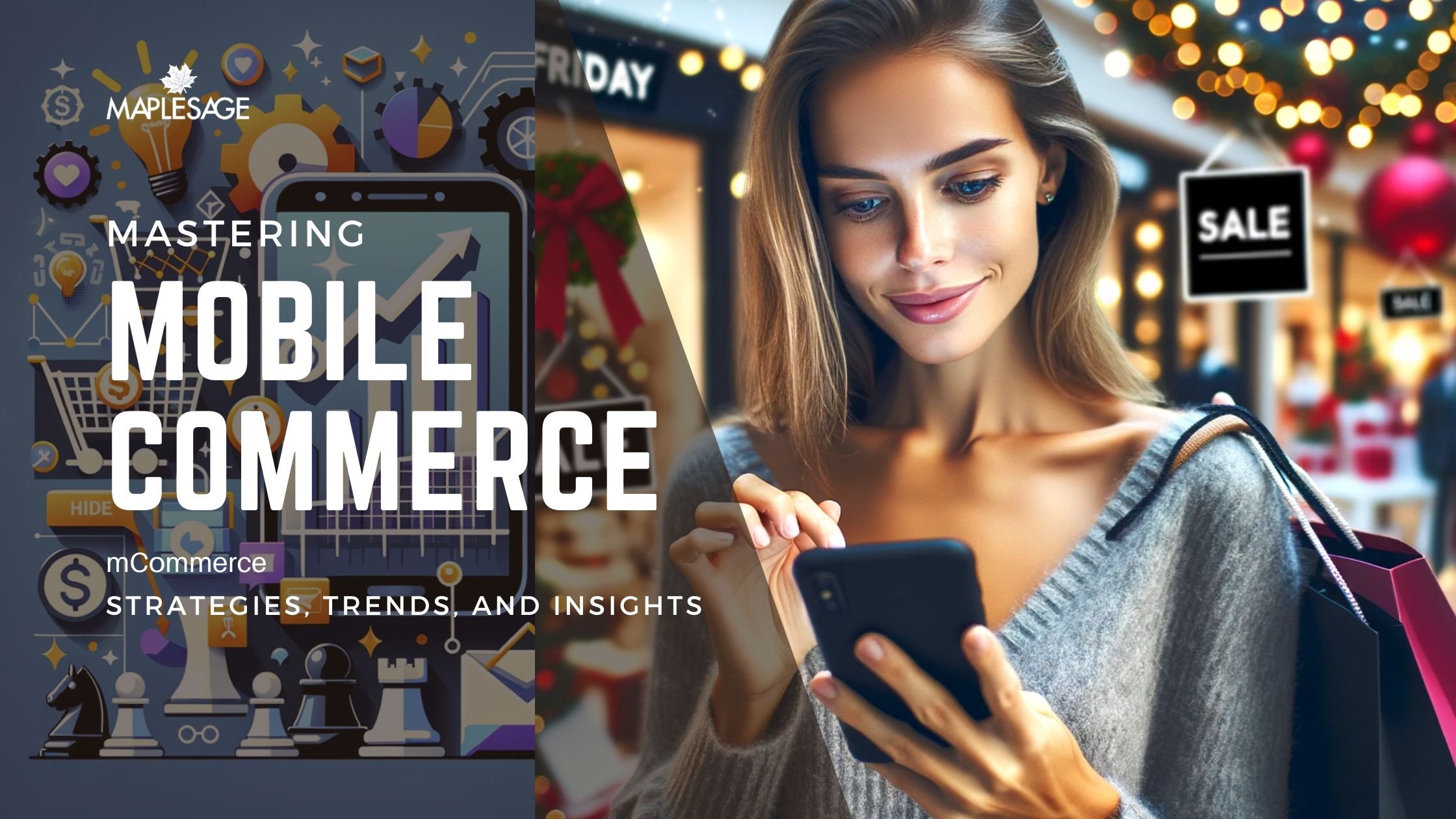Mobile Commerce (mCommerce),from foundational strategies to the latest trends, including a special feature on Black Friday 2023's record-breaking sales.