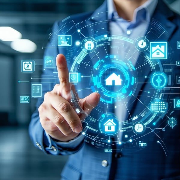 Modern digital interface showcasing advanced insurance technology Modern digital interface showcasing advanced insurance technology