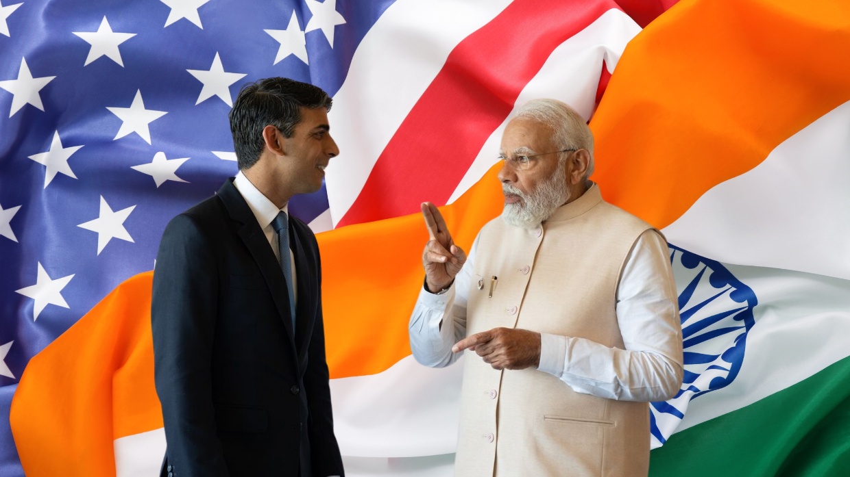 Narendra Modi and Rishi Sunak