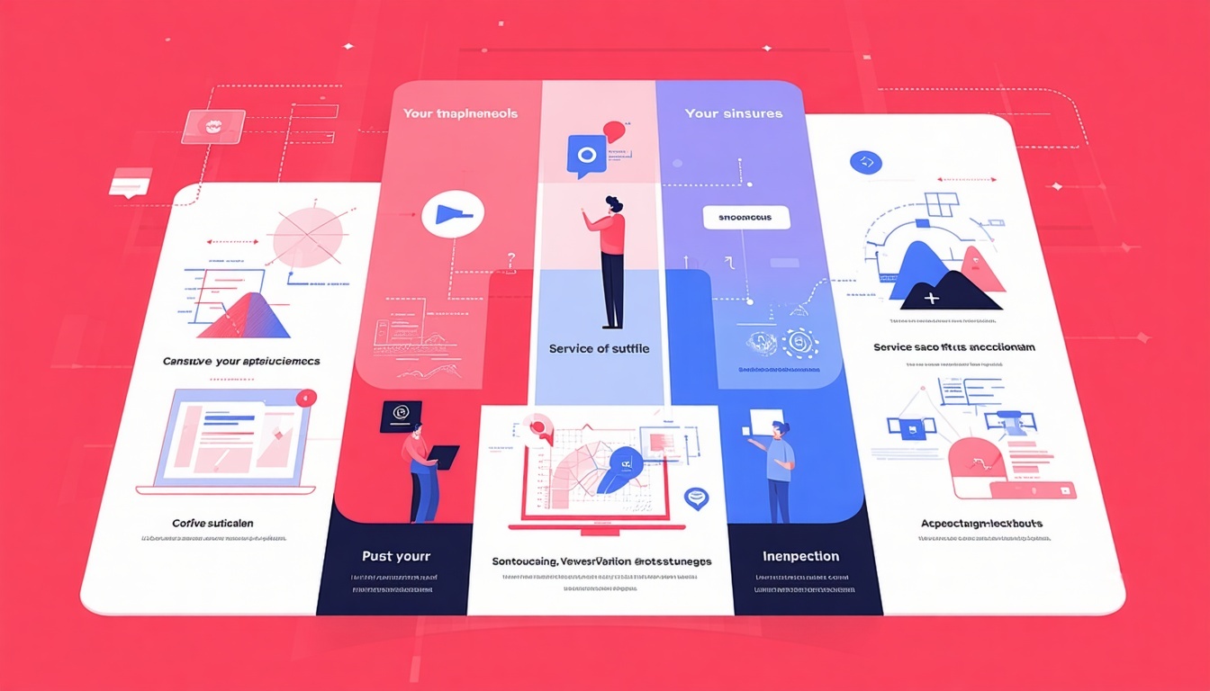 Digital service strategy illustration