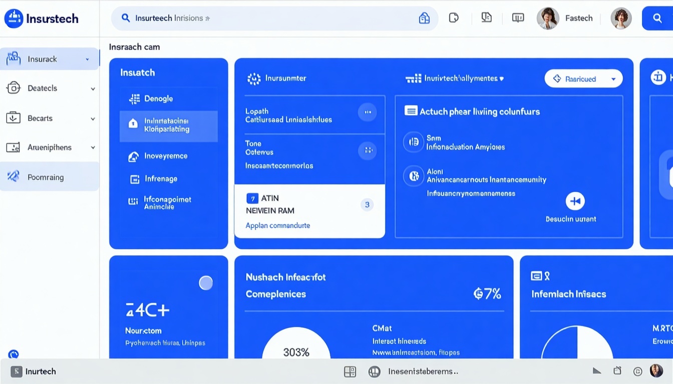 Insurtech platform interface